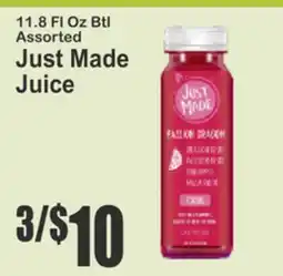 Key Food Just Made Juice offer