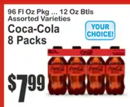 Key Food Coca-Cola 8 Packs offer