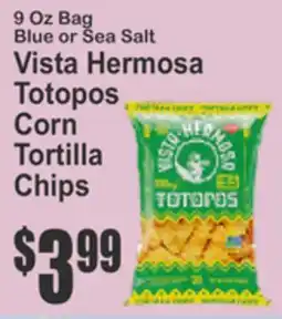 Key Food Vista Hermosa Totopos Corn Tortilla Chips offer