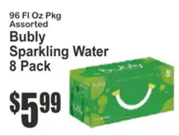 Key Food 96 Fl Oz Pkg Assorted Bubly Sparkling Water offer
