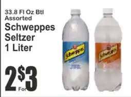 Key Food Schweppes Seltzer offer