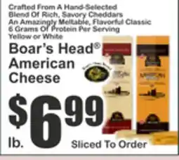 Key Food Boar's Head American Cheese offer