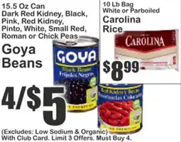 Key Food Goya Beans offer