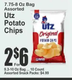 Key Food Utz Potato Chips offer