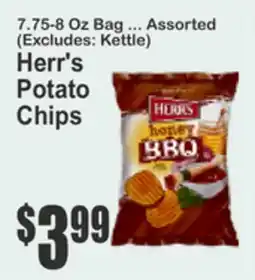 Key Food Herr's Potato Chips offer