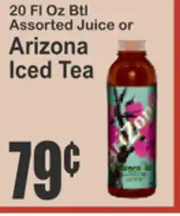 Key Food 20 Fl Oz Btl Assorted Juice or Arizona Iced Tea offer