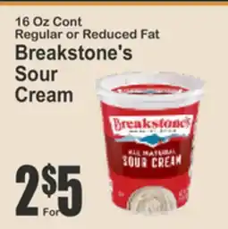 Key Food Breakstone's Sour Cream offer