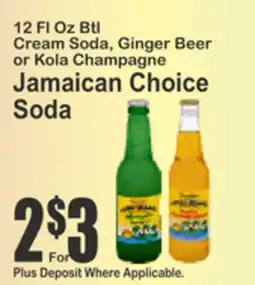 Key Food Jamaican Choice Soda offer
