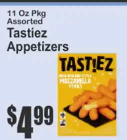 Key Food 11 Oz Pkg Assorted Tastiez Appetizers offer