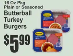 Key Food Butterball Turkey Burgers offer