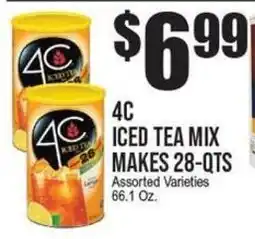 Extra Supermarket 4C iced tea mix makes 28-qts offer