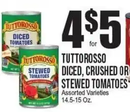 Extra Supermarket Tuttorosso diced, crushed or stewed tomatoes offer
