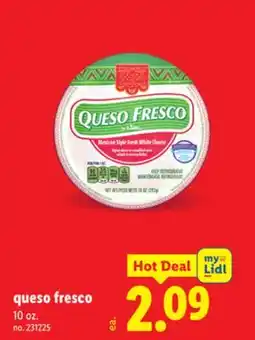 Lidl queso fresco offer