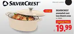 Lidl SILVERCREST enameled cast iron Dutch oven offer