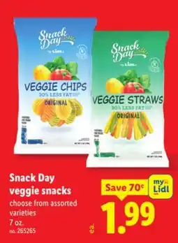 Lidl Snack Day veggie snacks offer