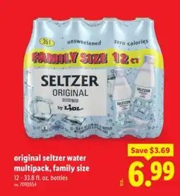 Lidl original seltzer water multipack, family size offer