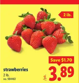 Lidl strawberries offer