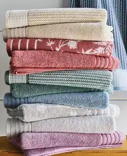 JC Penney Linden Street Pure Performance Solid Or Fashion Bath Towel offer