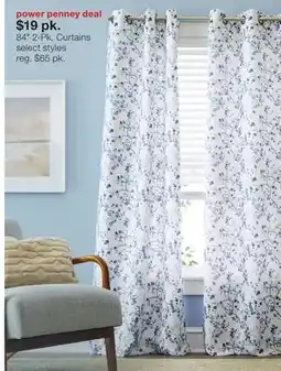 JC Penney 84 2-Pk. Curtains offer
