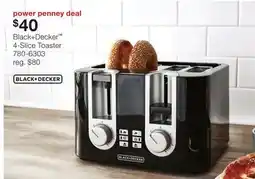 JC Penney Black + Decker 4-Slice Toaster offer