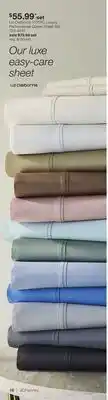 JC Penney Liz Claiborne 1000TC Luxury Performance Queen Sheet Set offer