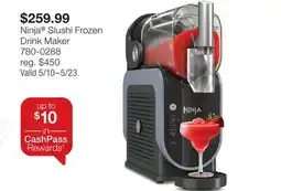 JC Penney Ninja Slushi Frozen Drink Maker offer