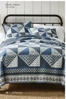 JC Penney Linden Street Dayton Quilt offer