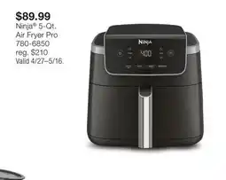 JC Penney Ninja 5-Qt. Air Fryer Pro offer