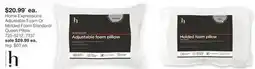 JC Penney Home Expressions Adjustable Foam Or Molded Foam Standard/Queen Pillow offer