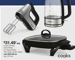 JC Penney Cooks Skillet, Hand Mixer Or Glass Kettle offer