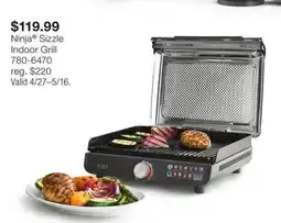 JC Penney Ninja Sizzle Indoor Grill offer