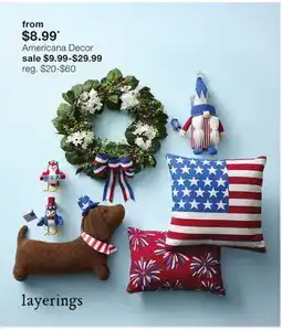 JC Penney Americana Decor offer