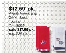 JC Penney Avanti Americana 2-Pk. Hand Towels offer