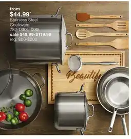 JC Penney Stainless Steel Cookware offer