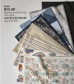 JC Penney Maples Accent Rugs offer