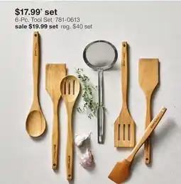 JC Penney 6-Pc. Tool Set offer