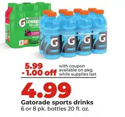 Hy-Vee Gatorade sports drinks offer