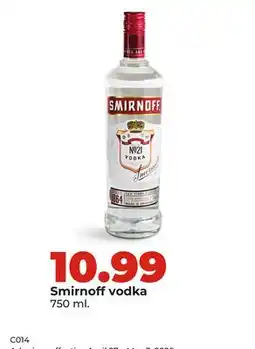 Hy-Vee Smirnoff vodka offer