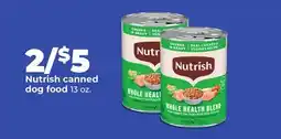 Hy-Vee Nutrish canned dog food offer