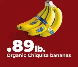 Hy-Vee Organic Chiquita bananas offer