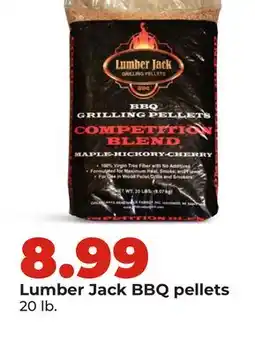 Hy-Vee Lumber Jack BBQ pellets offer