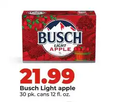 Hy-Vee Busch Light apple offer