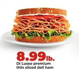 Hy-Vee Di Lusso premium thin sliced deli ham offer