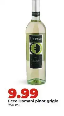 Hy-Vee Ecco Domani pinot grigio offer