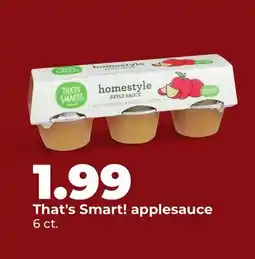 Hy-Vee That's Smart! applesauce offer