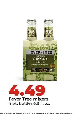 Hy-Vee Fever Tree mixers offer