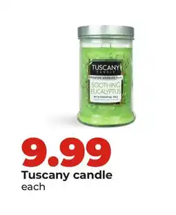 Hy-Vee Tuscany candle offer