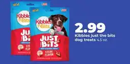 Hy-Vee Kibbles just the bits dog treats offer