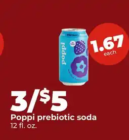 Hy-Vee Poppi prebiotic soda offer