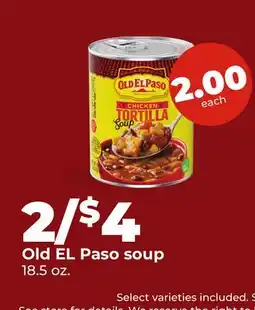 Hy-Vee Old EL Paso soup offer
